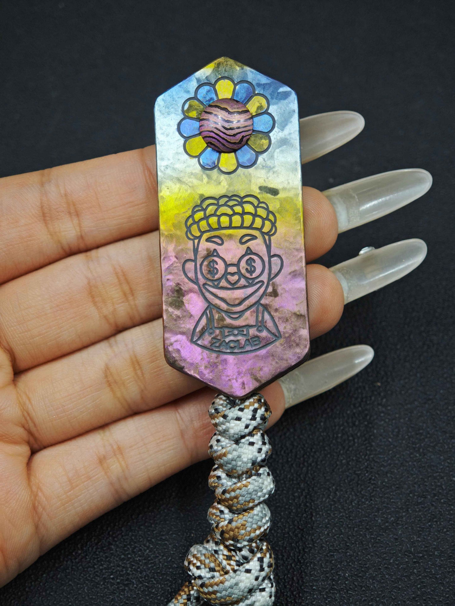 ZacLab Plane Crystallized Titanium Color-Anodized