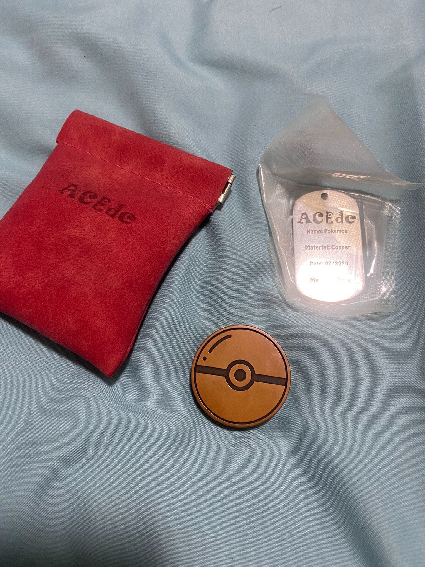 Pokemon Theme Haptic Coin Stainless Steel Copper