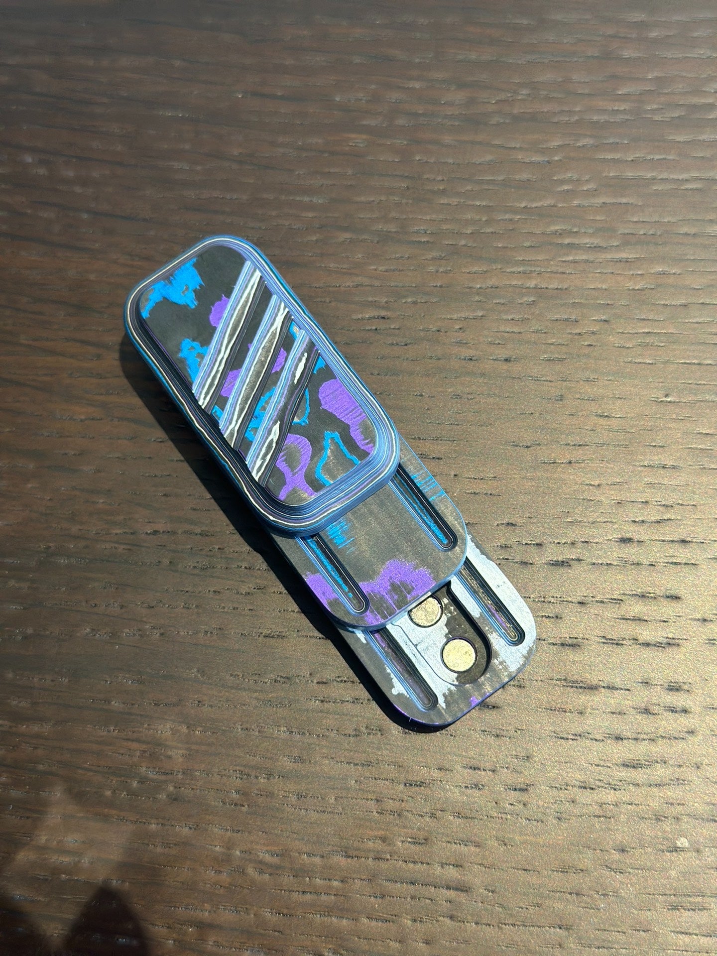 Lucky Candy Carbon Fiber Damascus Starry