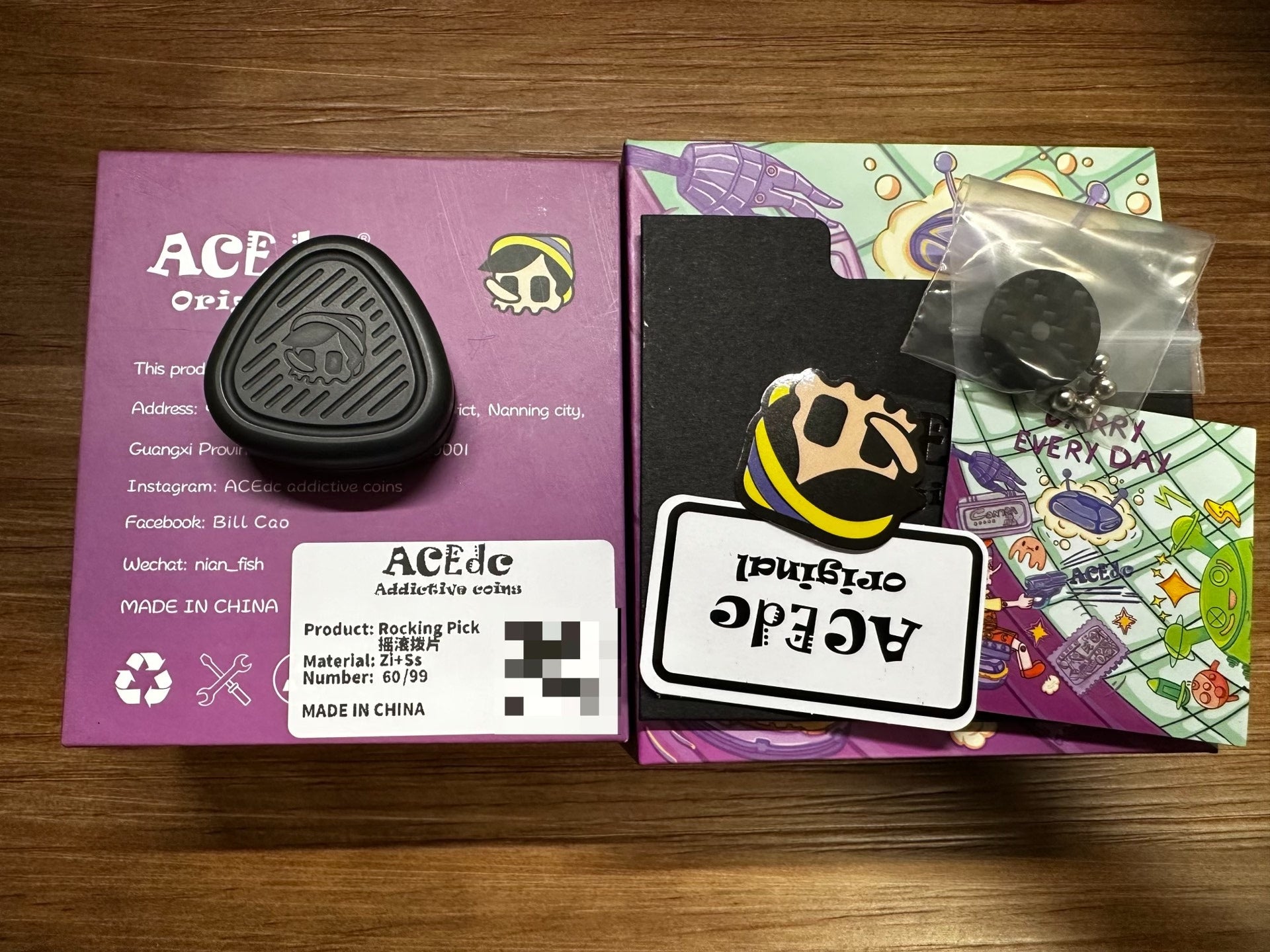 PICO PICK Blackened Zirconium