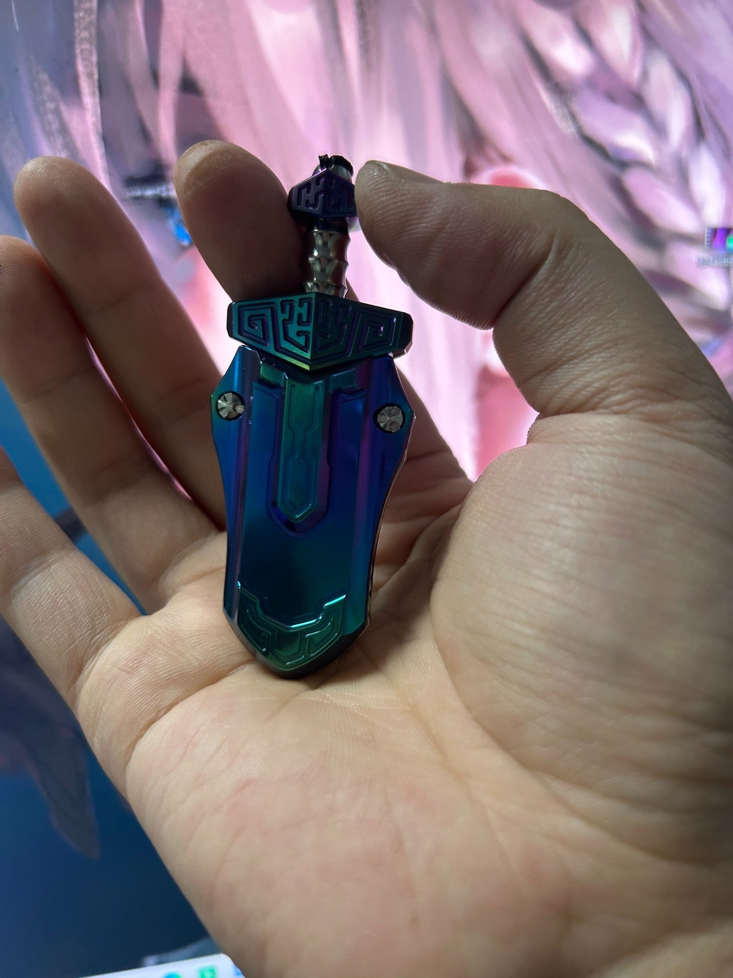 Taia Sword Zirconium Oil Slick