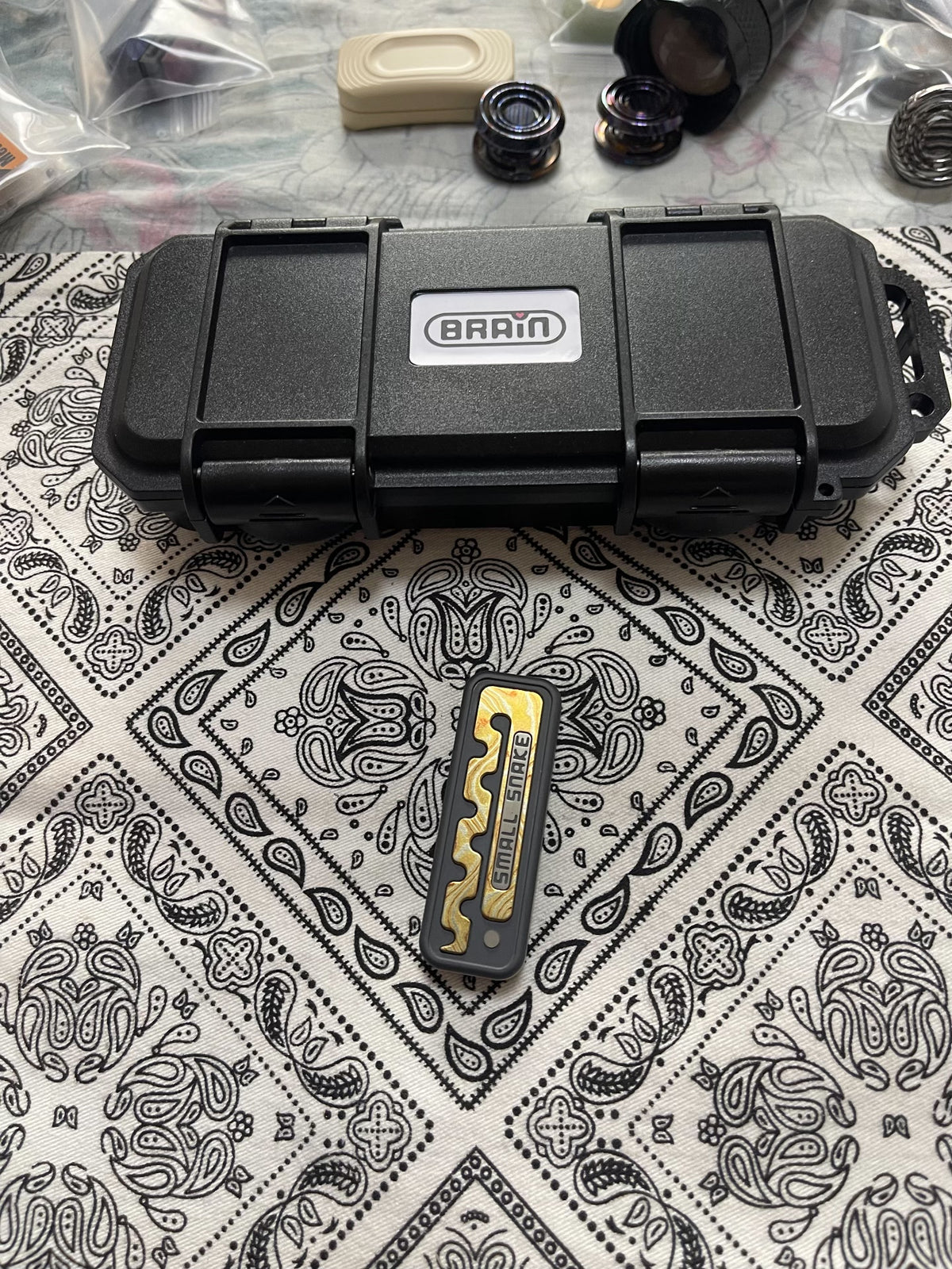 Snake Zirconium Mokume PEEK