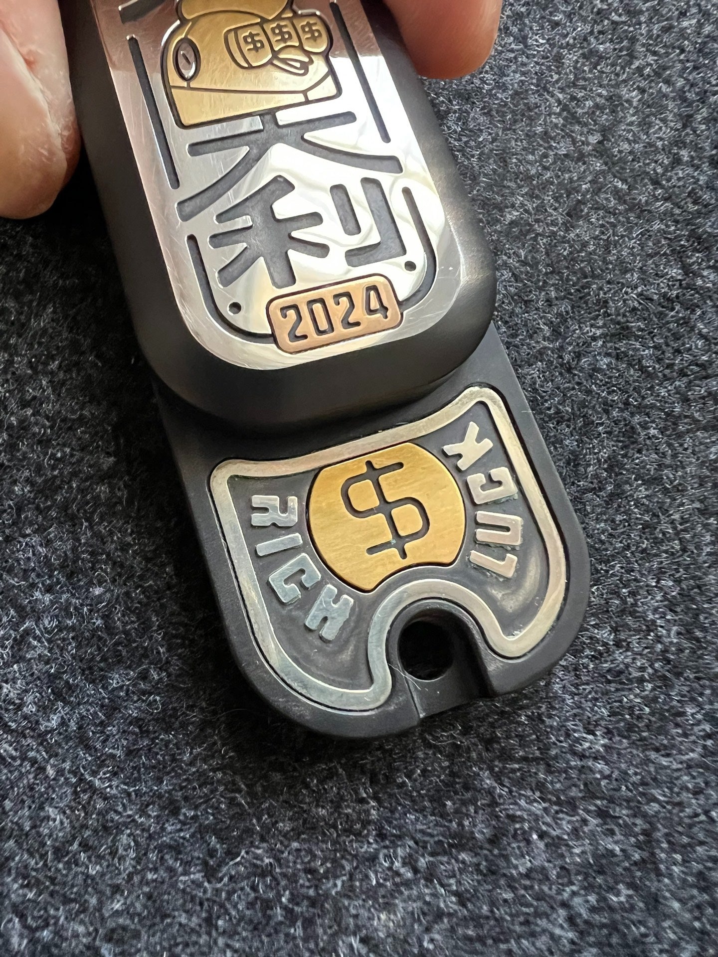 Soap Slider Stainless Steel Engraving-VIP