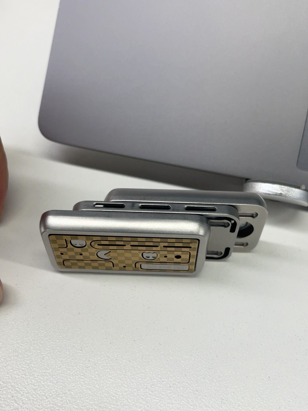 Pac Man Stainless Steel Brass