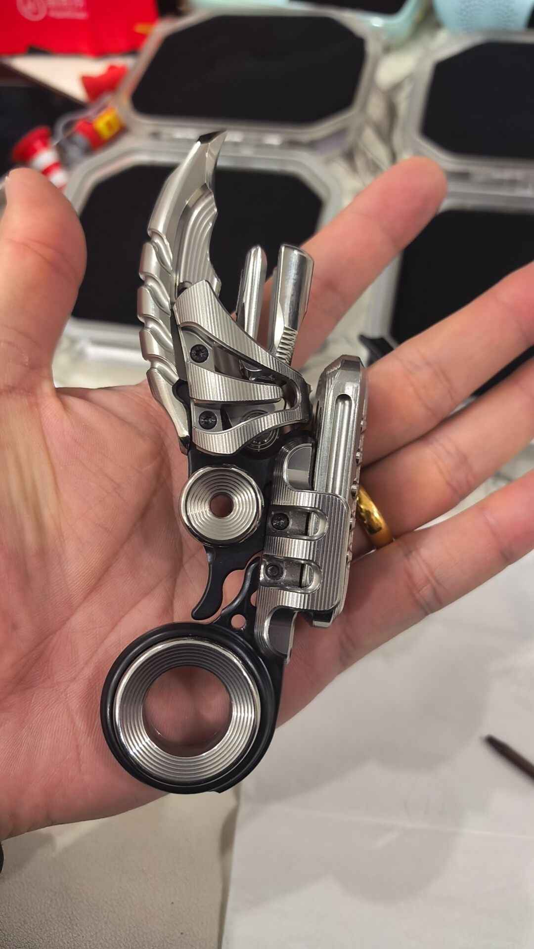 EXOSKELETON Titanium Stainless Steel