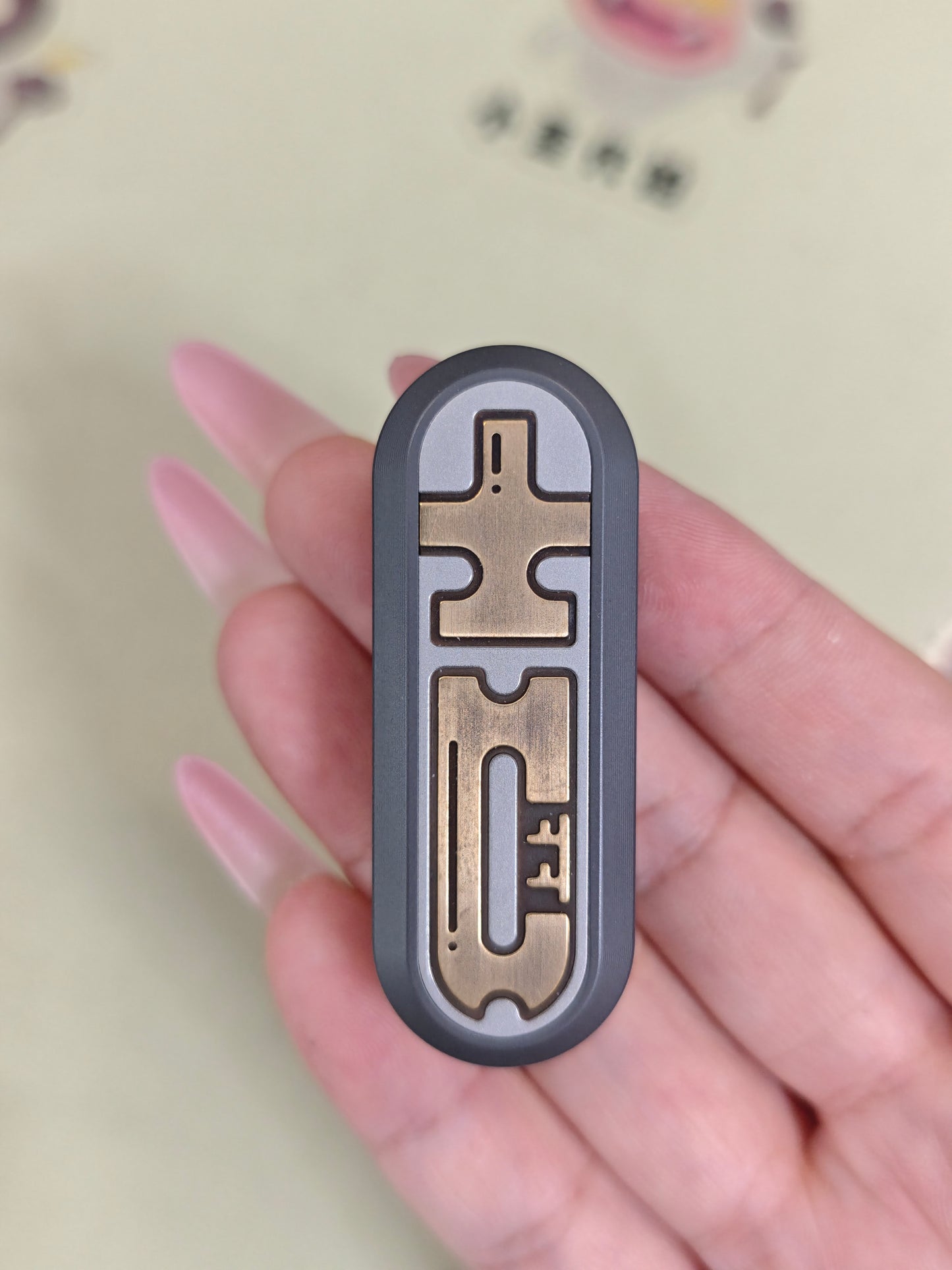 GD EDC Lucky Draw Zirconium Engraved