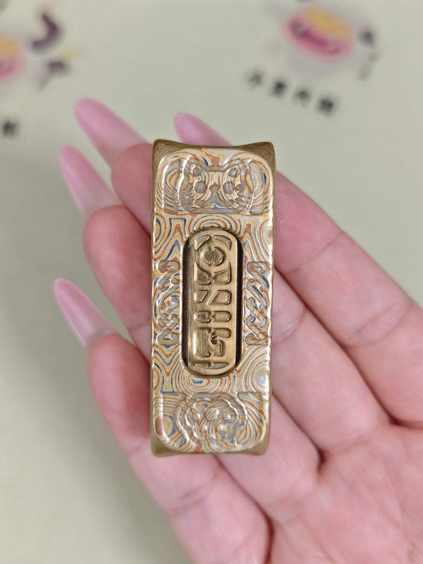LINO EDC LIMBO Mechanical Mokume