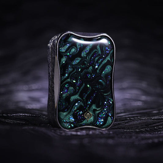 Peacock Aura Sand free-position magnetic fidget slider