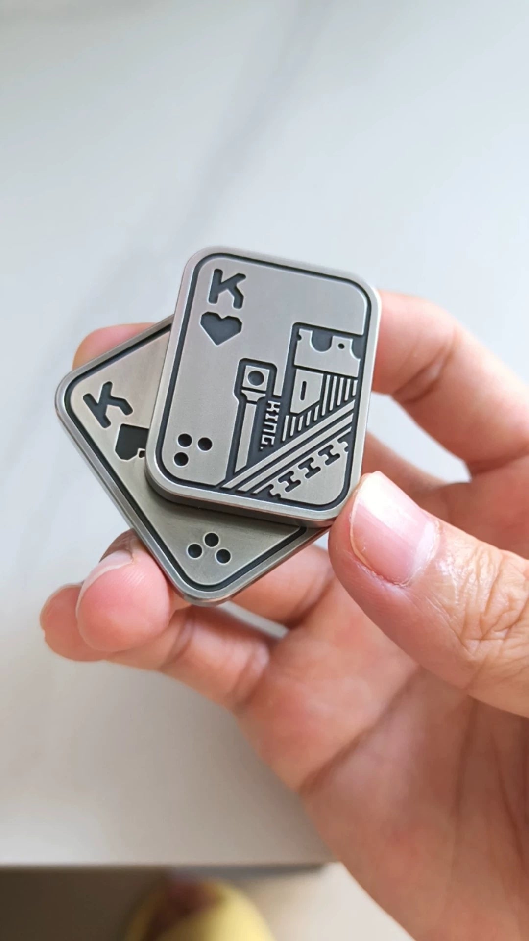 Poker Shuffle Stainless Steel