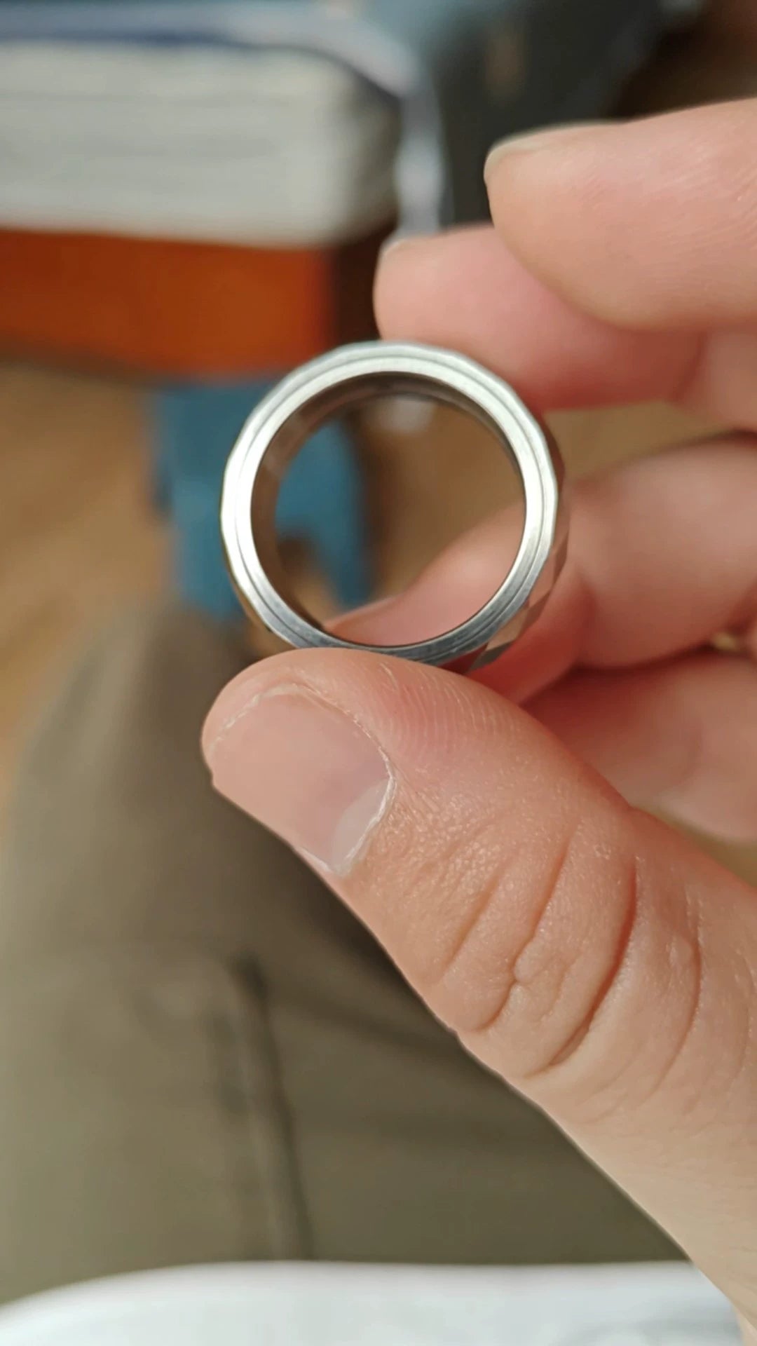 Pig Ring Titanium Size #25