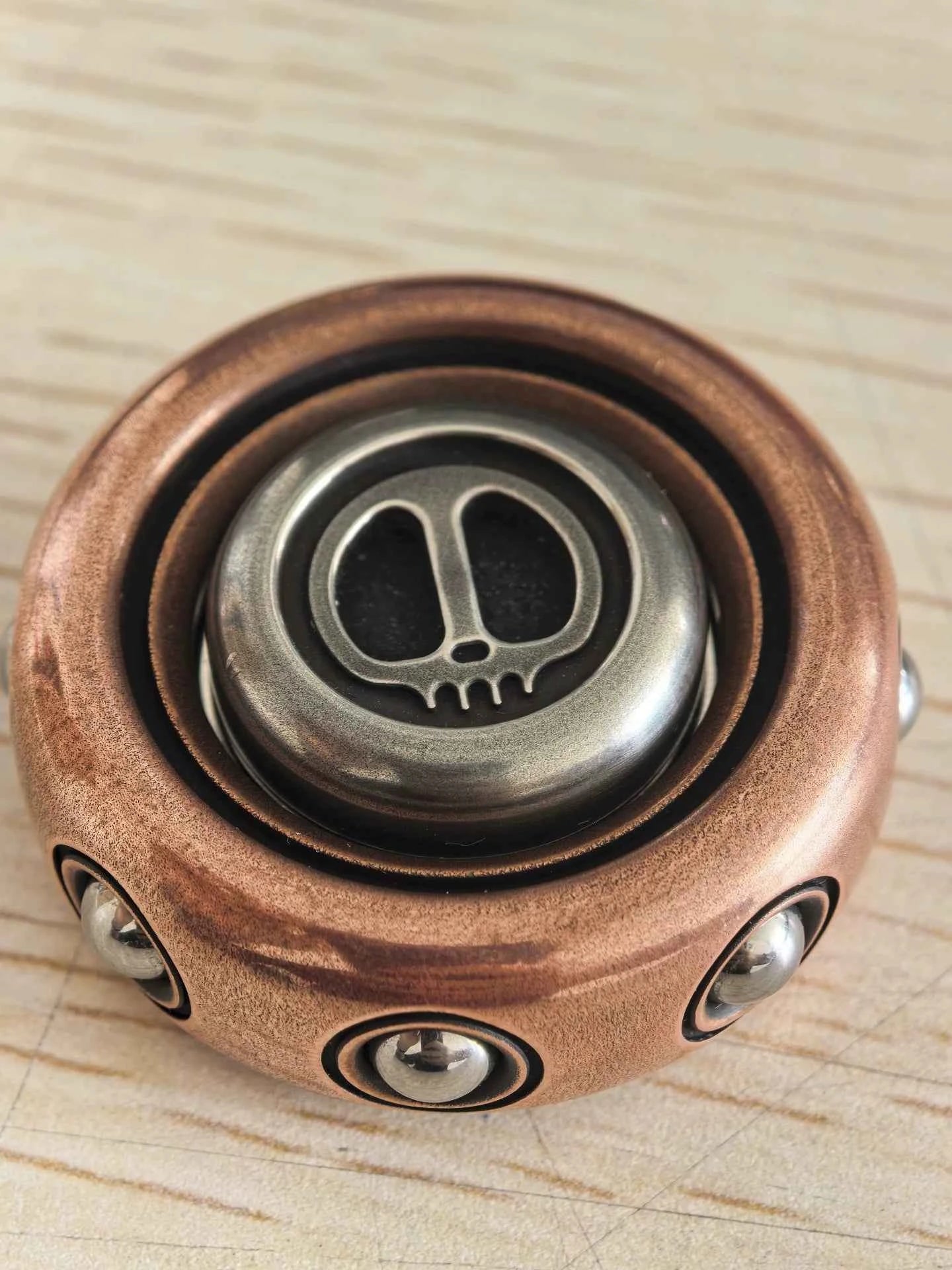 Sam Ring Spinner Stainless Steel+Brass