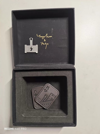 Poker Shuffle Stainless Steel