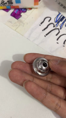 Planet Lanyard Bead Damasteel