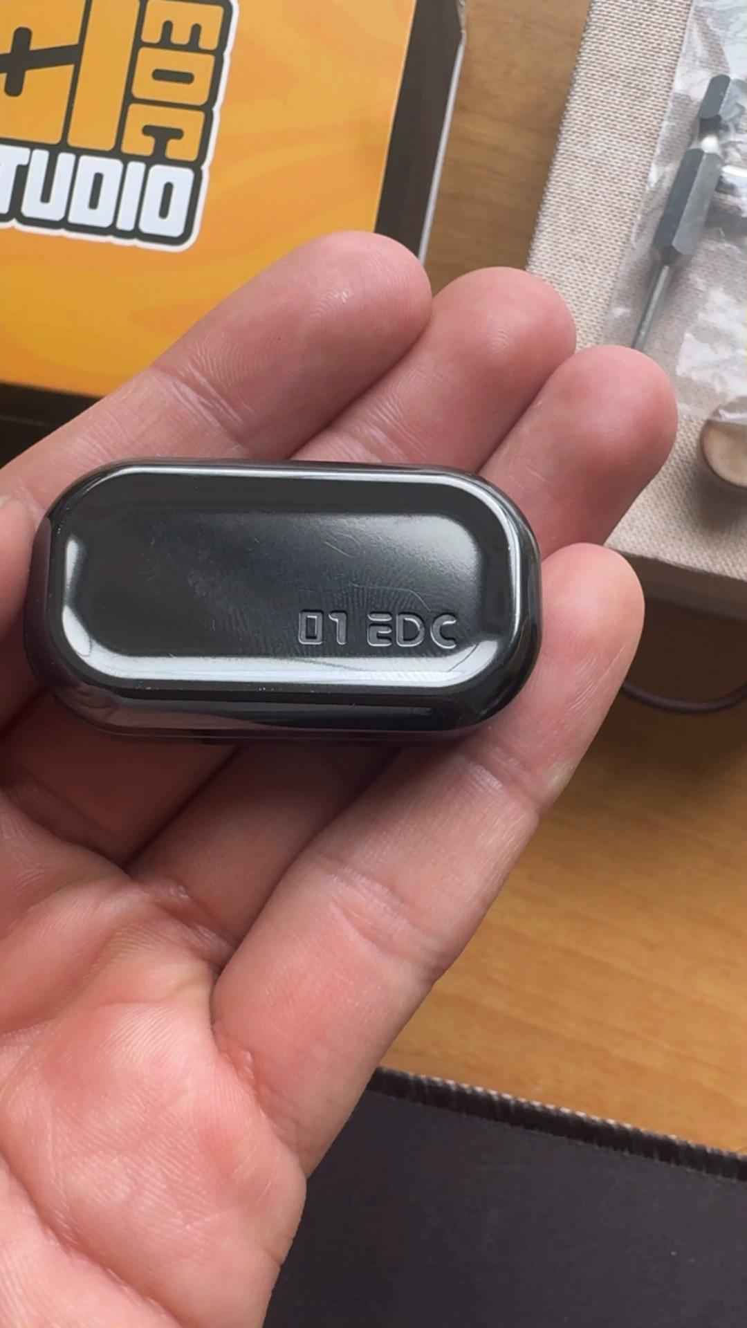 01EDC Slider No.12 Shell Zirconium + Buckyball Core