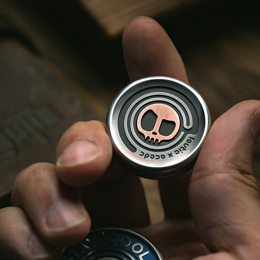 Devil's Milk Cap Haptic Coin | Unique EDC Stress Reliever