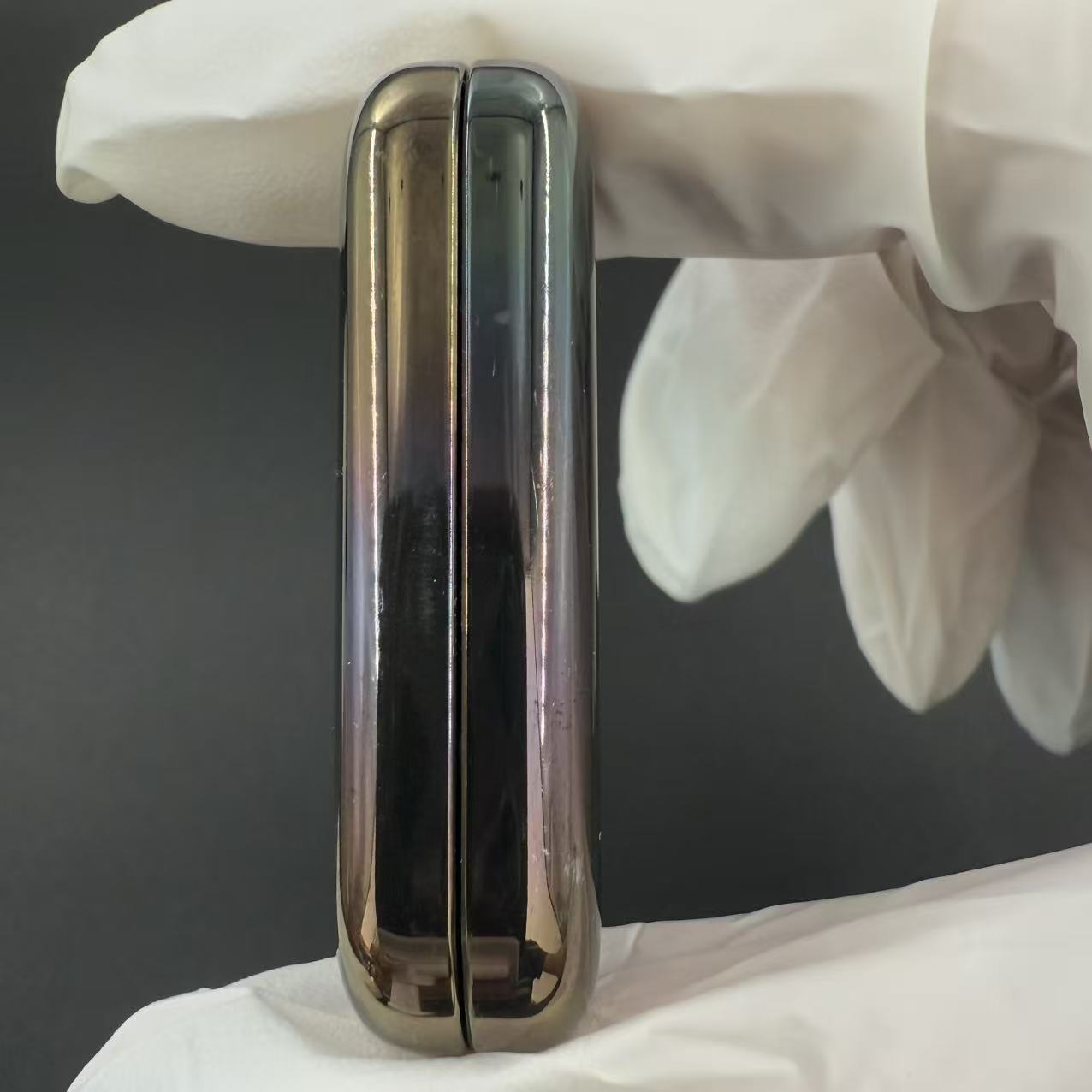 Floating Cloud Zirconium Color-Anodized Polished