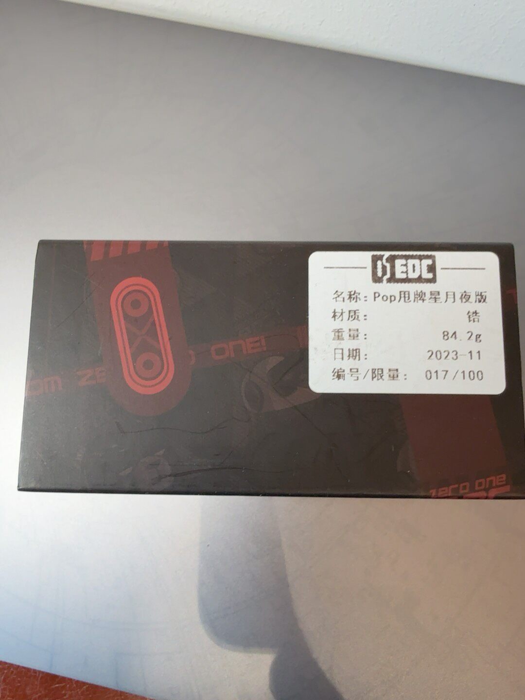 POP Throwing Card Zirconium