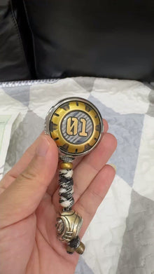 Time Badge Brass Stainless Steel
