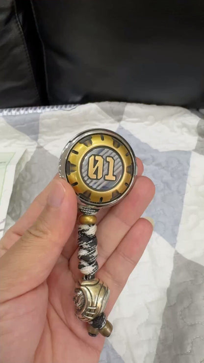 Time Badge Brass Stainless Steel