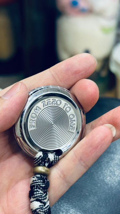 Time Badge Brass Stainless Steel