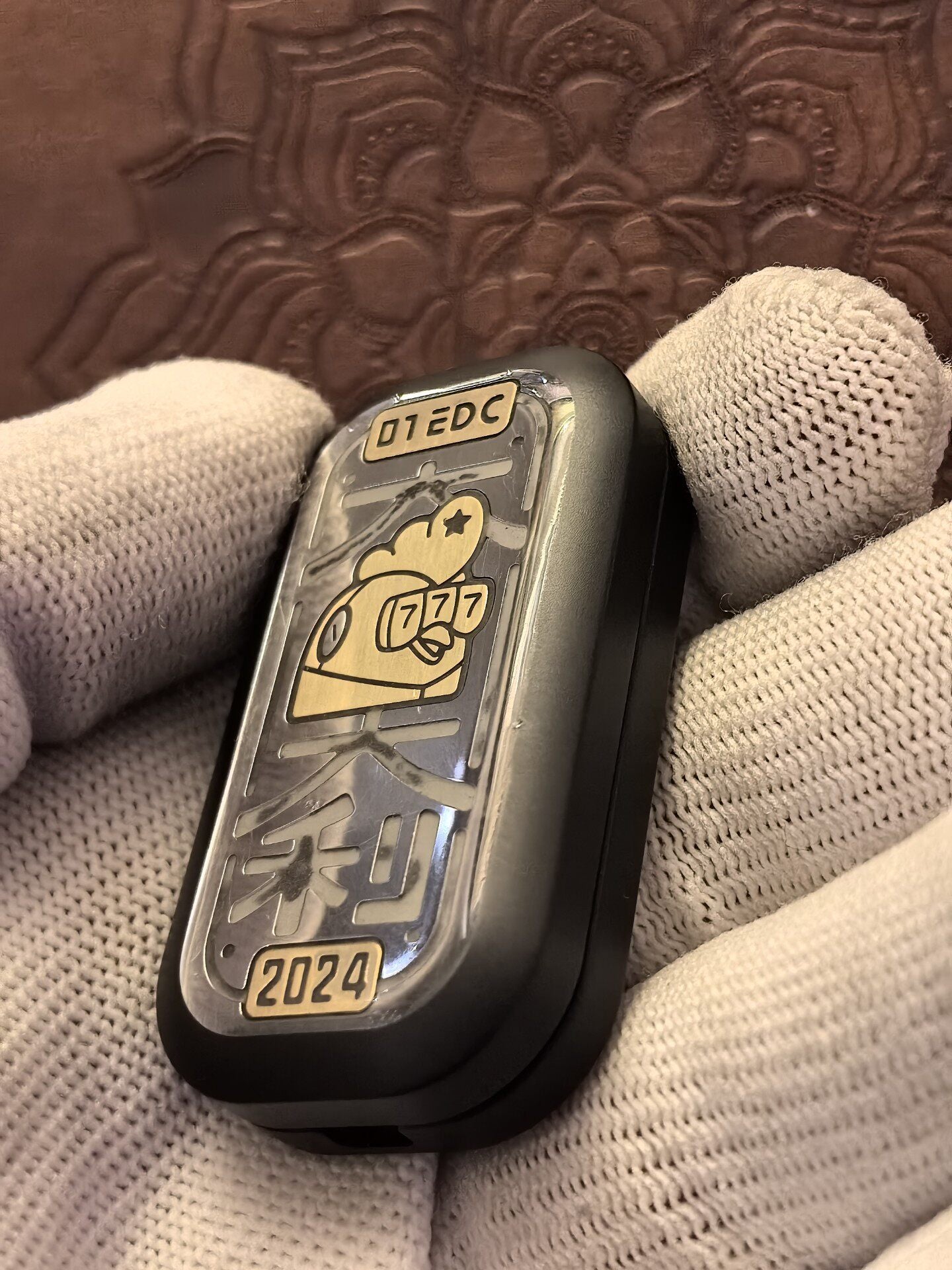 Soap Slider Engraving 777 Stainless Steel