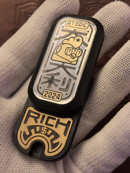 Soap Slider Engraving 777 Stainless Steel