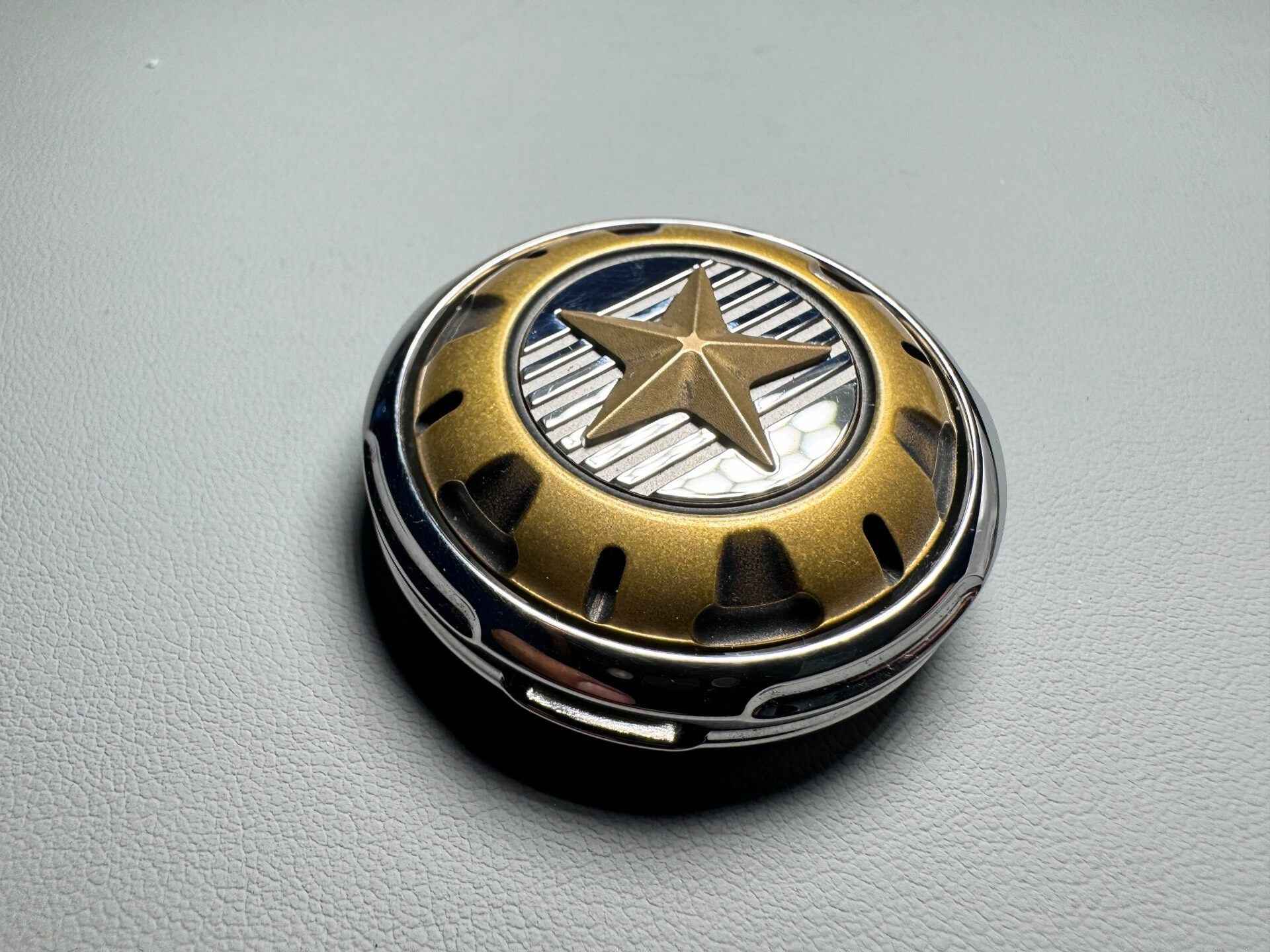 Time Badge VIP Brass Stainless Steel