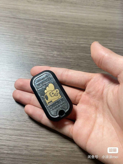 Soap Slider Engraving 666, Stainless Steel