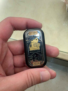 Soap Slider Engraving 666 Stainless Steel