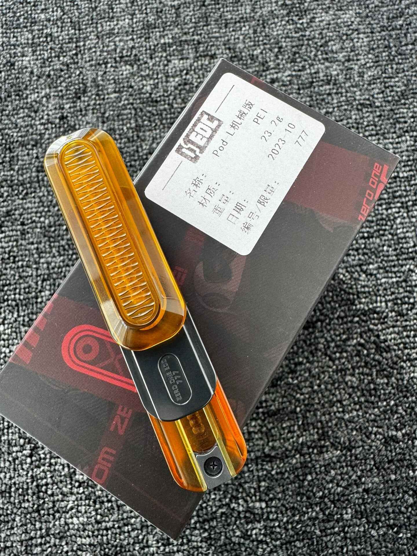 POD L Mechanical Slider, Zirconium, PEI