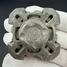 Mortise and Tenon Crystallized Titanium