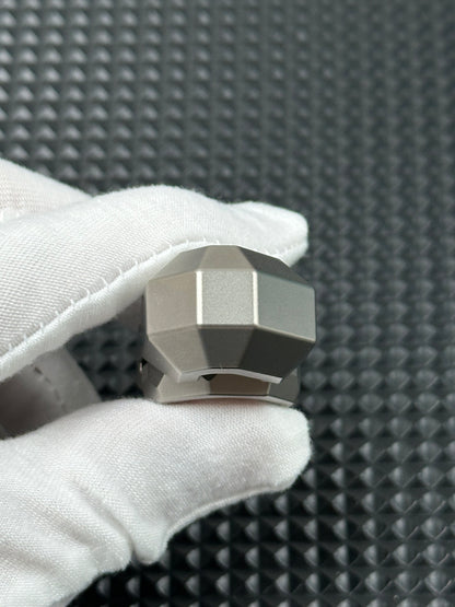 Crystal Twin Leaf Titanium