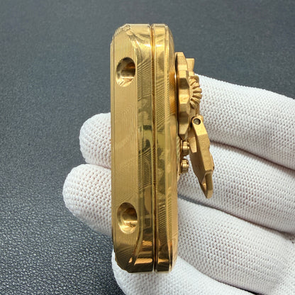 Popping Damasteel Gold Plated