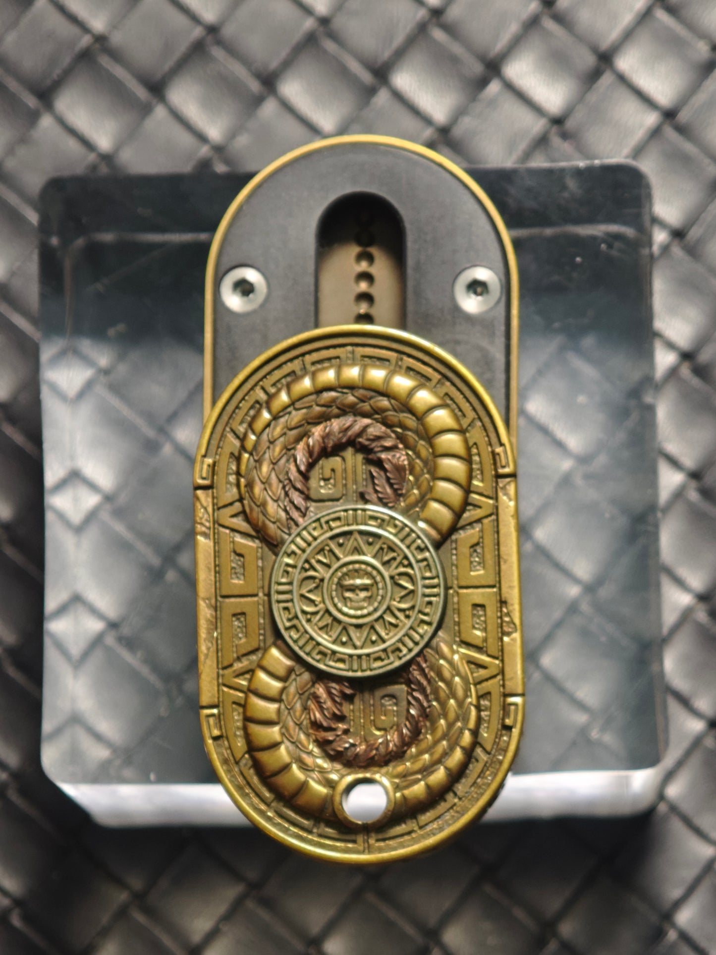 Maya Quetzalcoatl Wave Brass