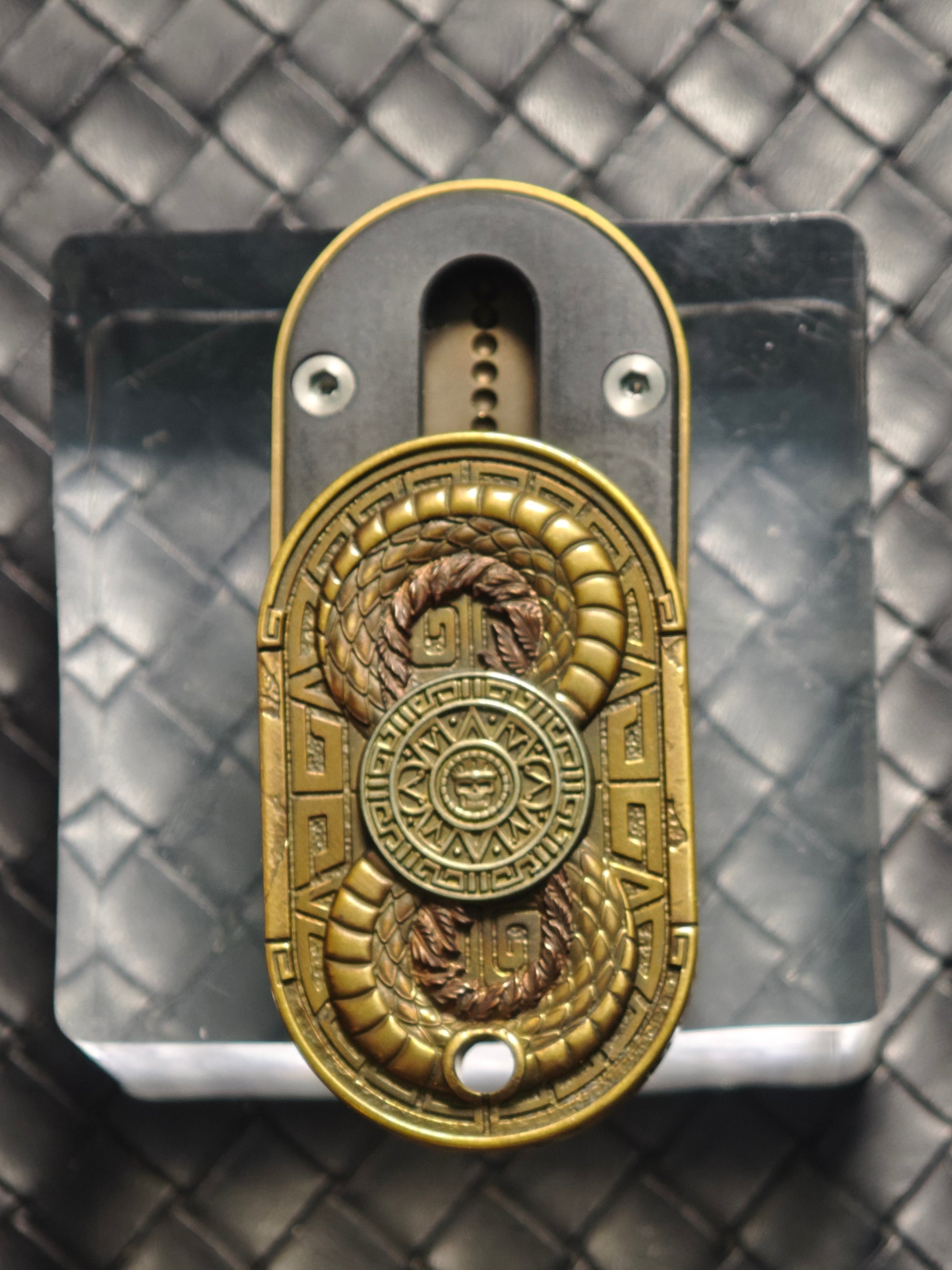 Maya Quetzalcoatl Wave Brass
