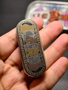 Ming Yin Titanium Engraved