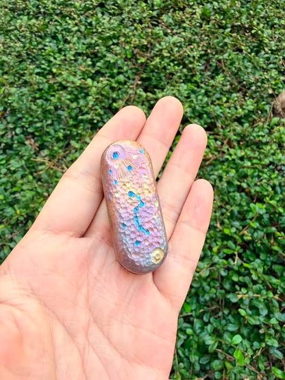 Floating Cloud Titanium Engraved