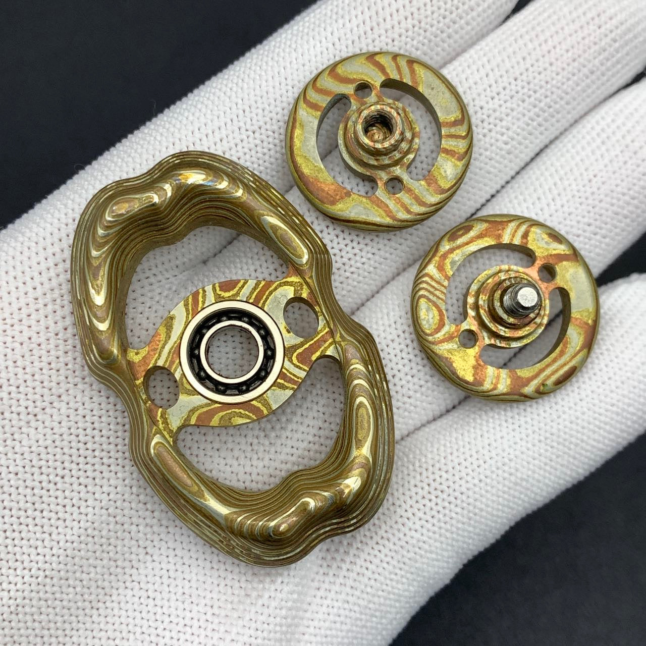 Obsidian Crystalized Mokume