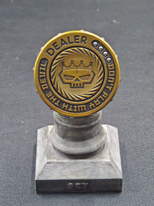 Dealer Button Brass