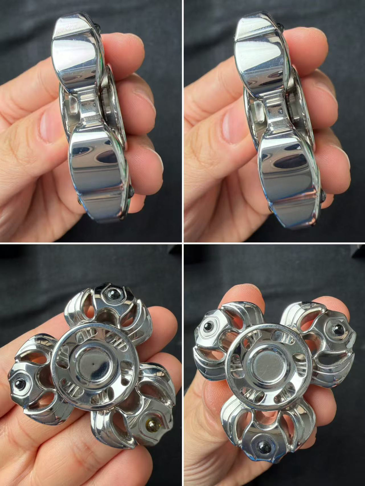 Crimson Flame Stainless Steel Polished