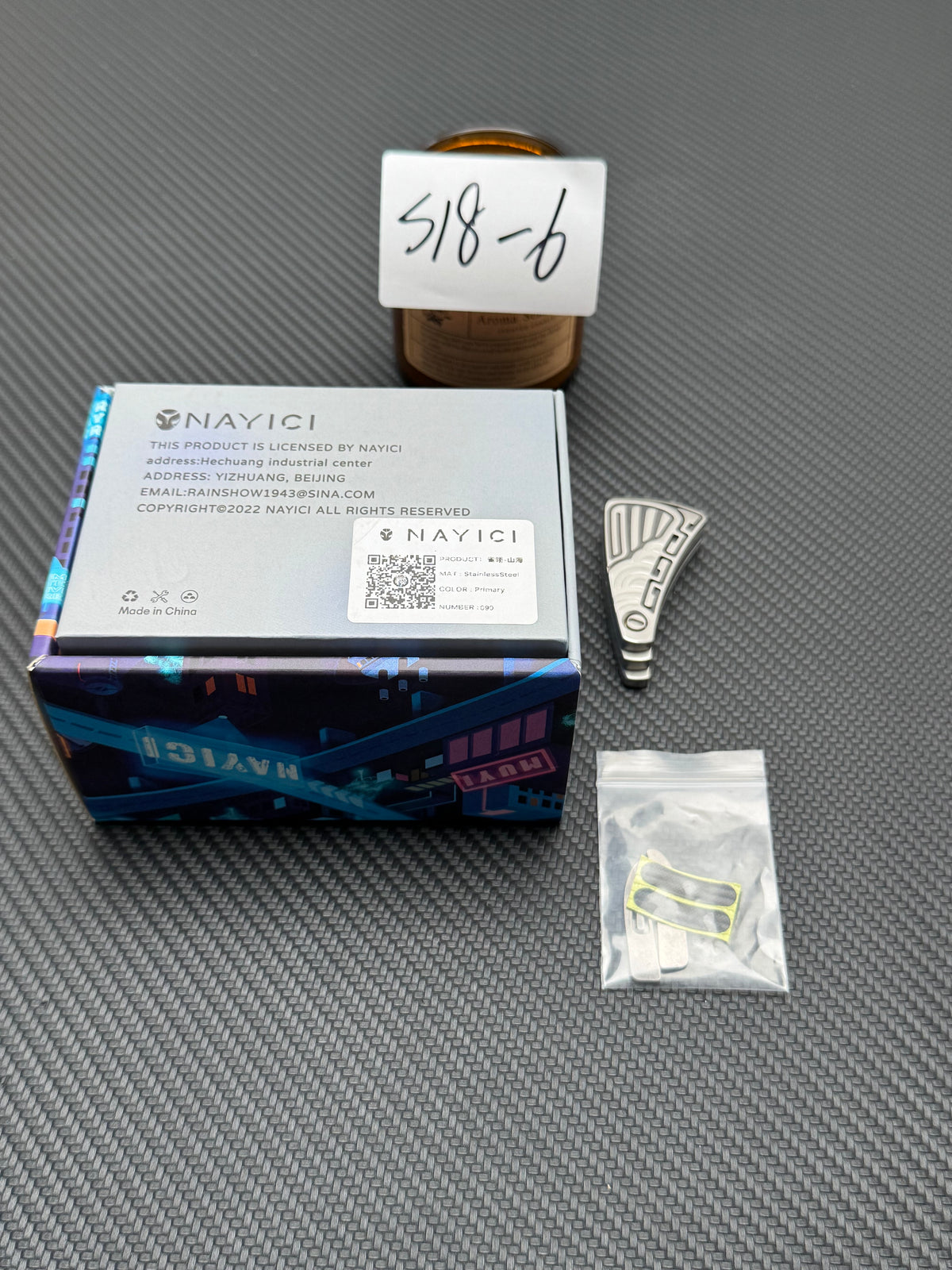 NAYICI Peacock Feather Stainless Steel