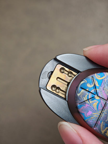Jingle Beetle Zirconium Engraved
