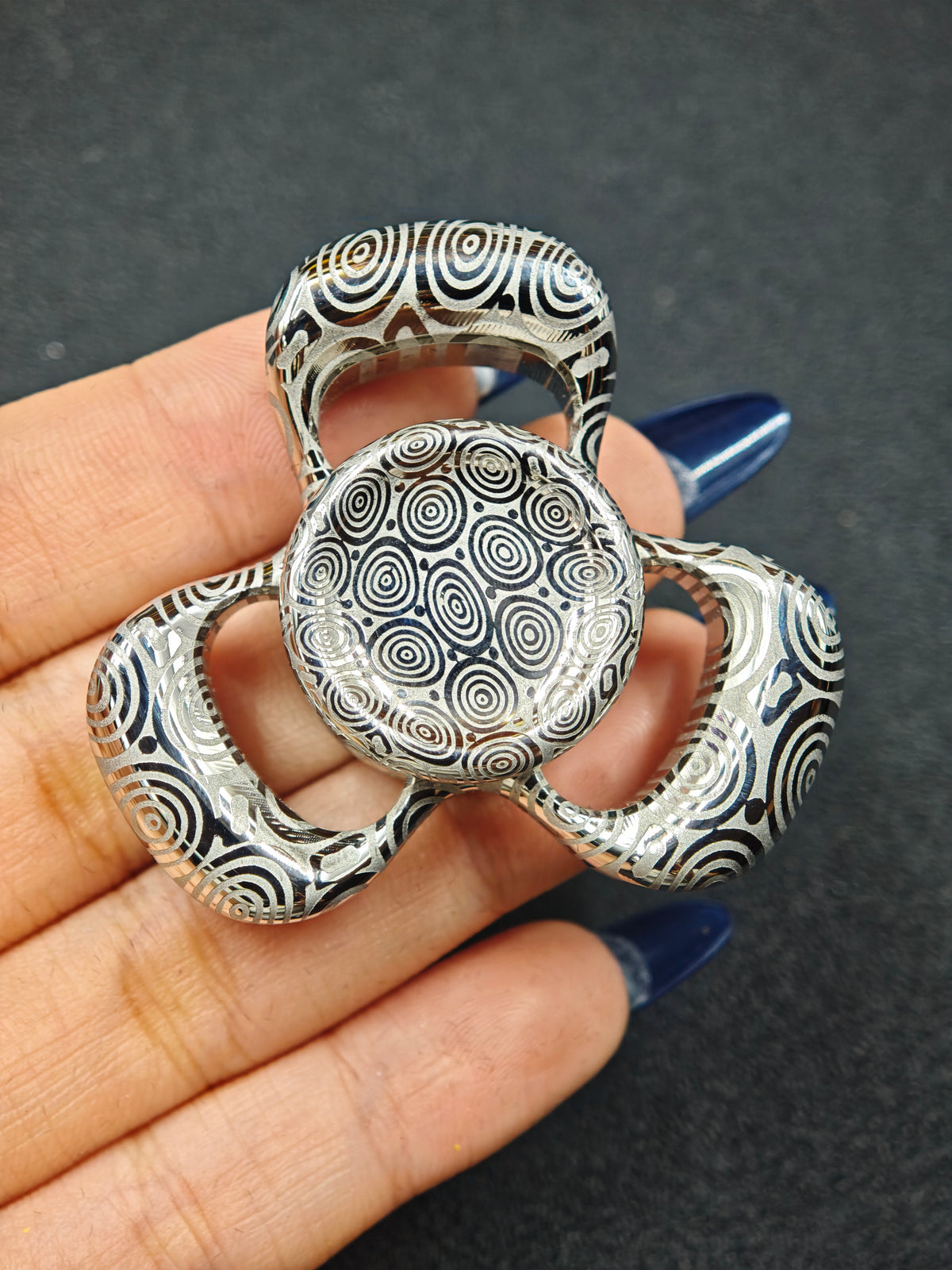 Three-Leaf Horizon Damasteel
