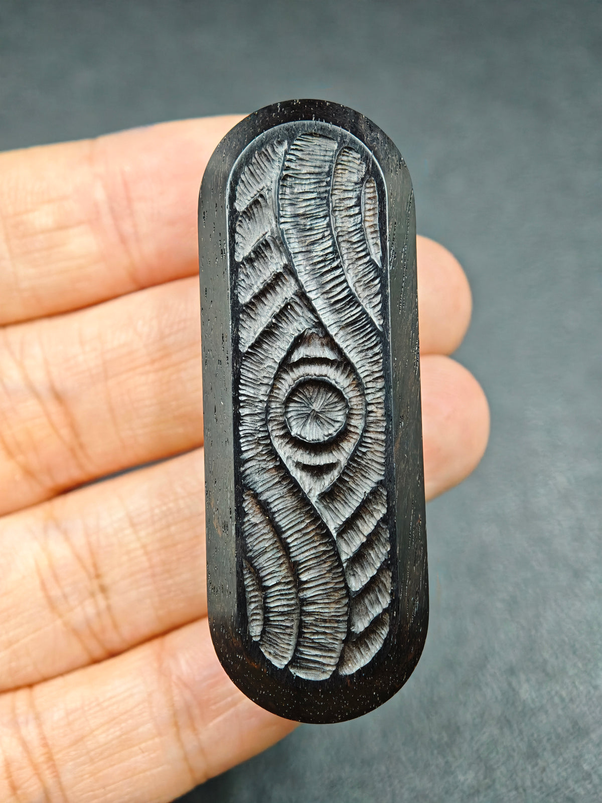 Lucky Draw African Blackwood Engraved