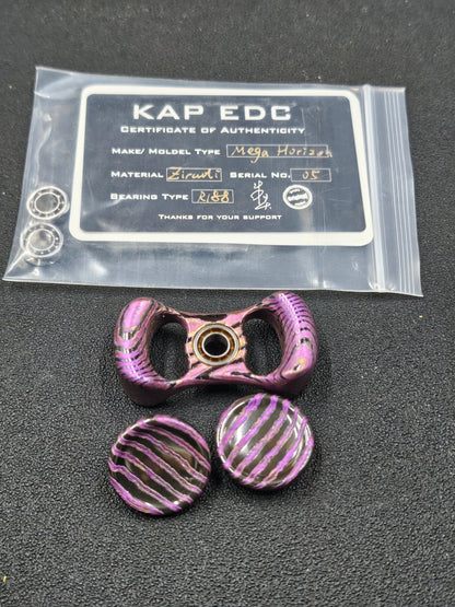 Two-Leaf Horizon Mega Zircuti Color-Anodized
