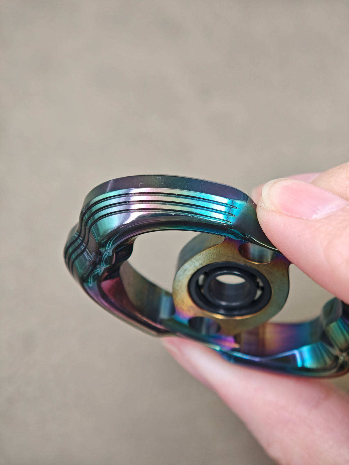 Obsidian Crystalized Zirconium Oil Slick