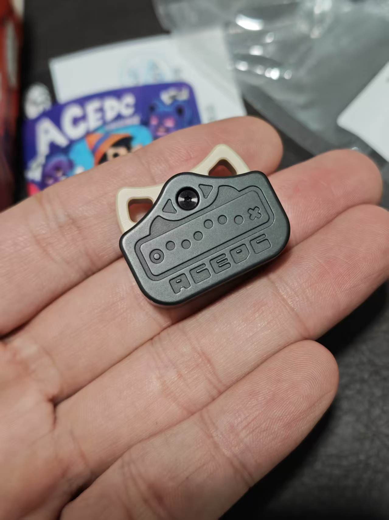 Demon Ji Emoji Pendant Zirconium