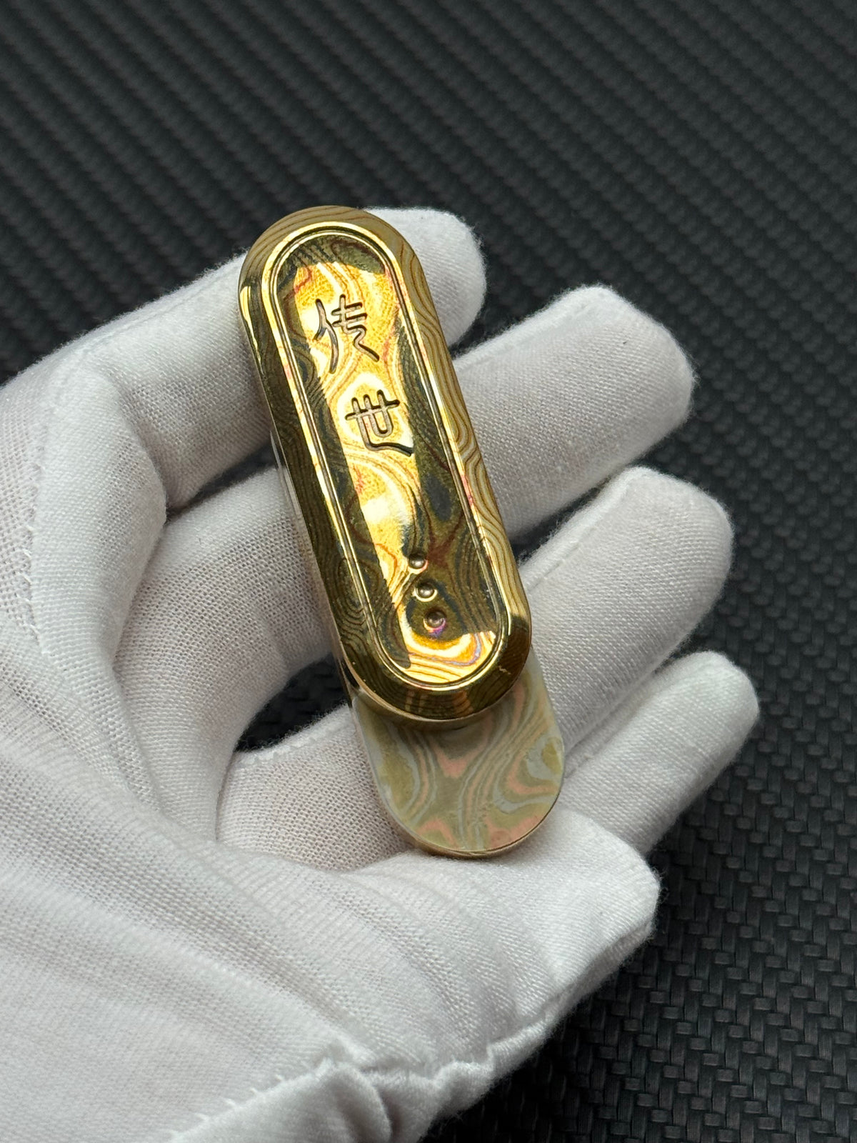 Lucky Draw Mokume Polished