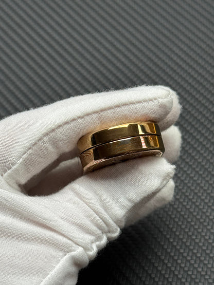 Grumpy Rabbit Rhythm Mokume Polished
