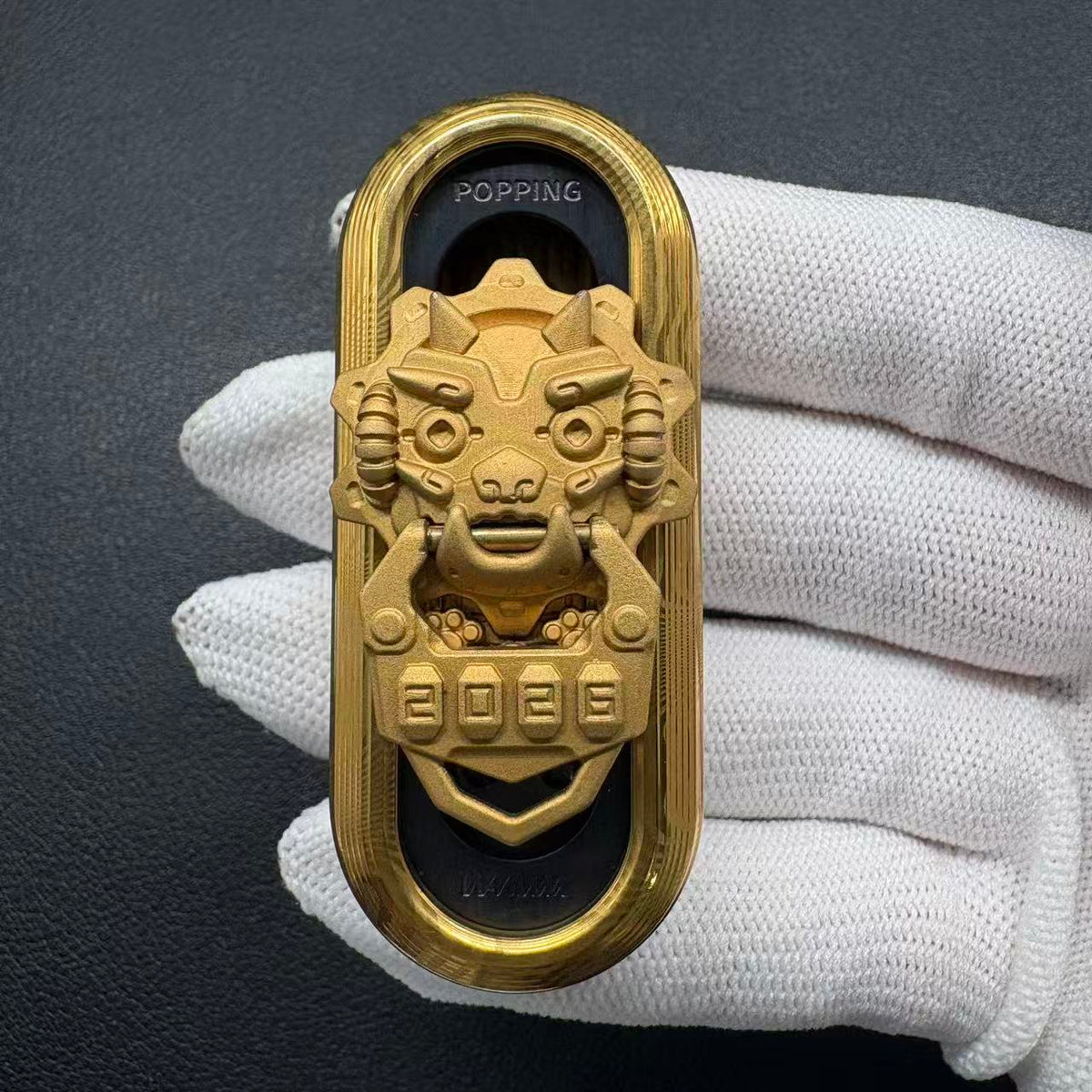 Cyber Jiaotu Damasteel Gold Plated